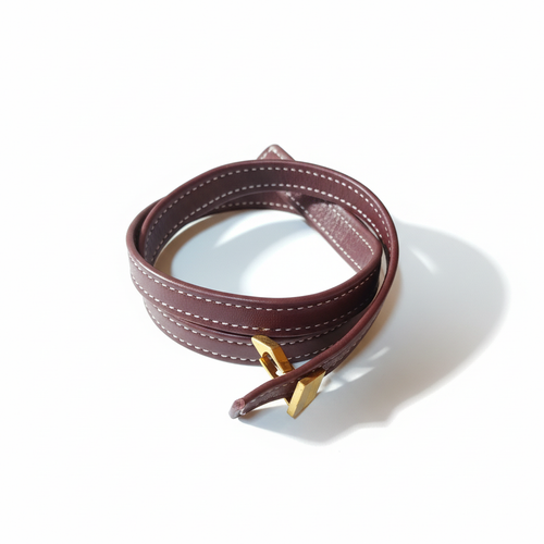 Bracelet bordeaux vue ouverte