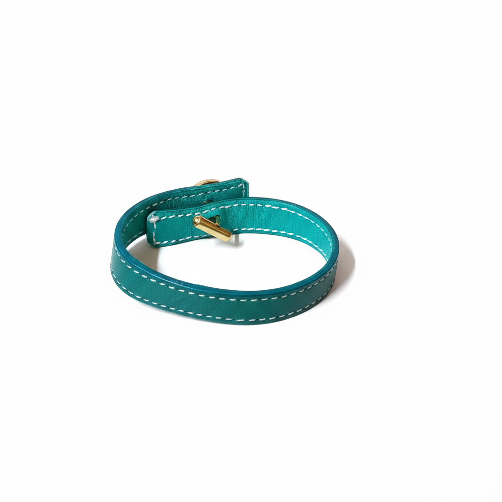 Bracelet turquoise courbé