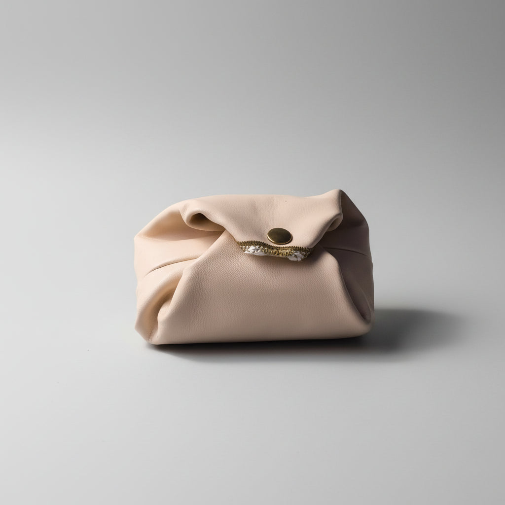 Porte-monnaie & Mini pochette Kola Écru