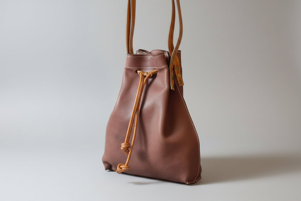 Sac Liane - Cuir Marron de Veau