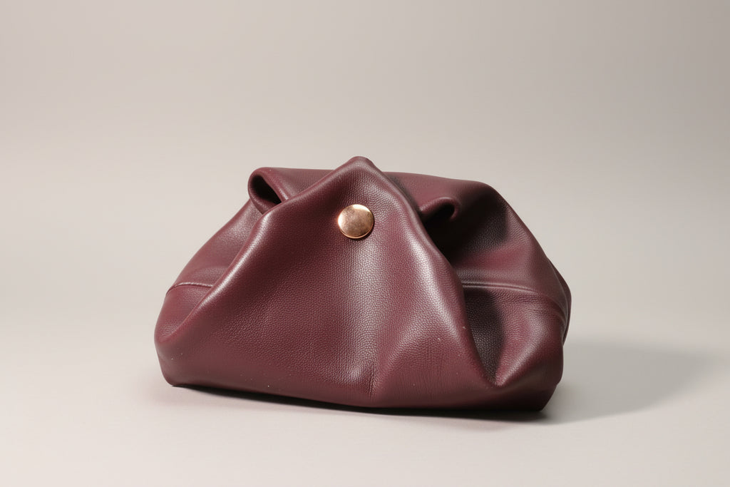Porte-monnaie & Mini pochette Kola Aubergine
