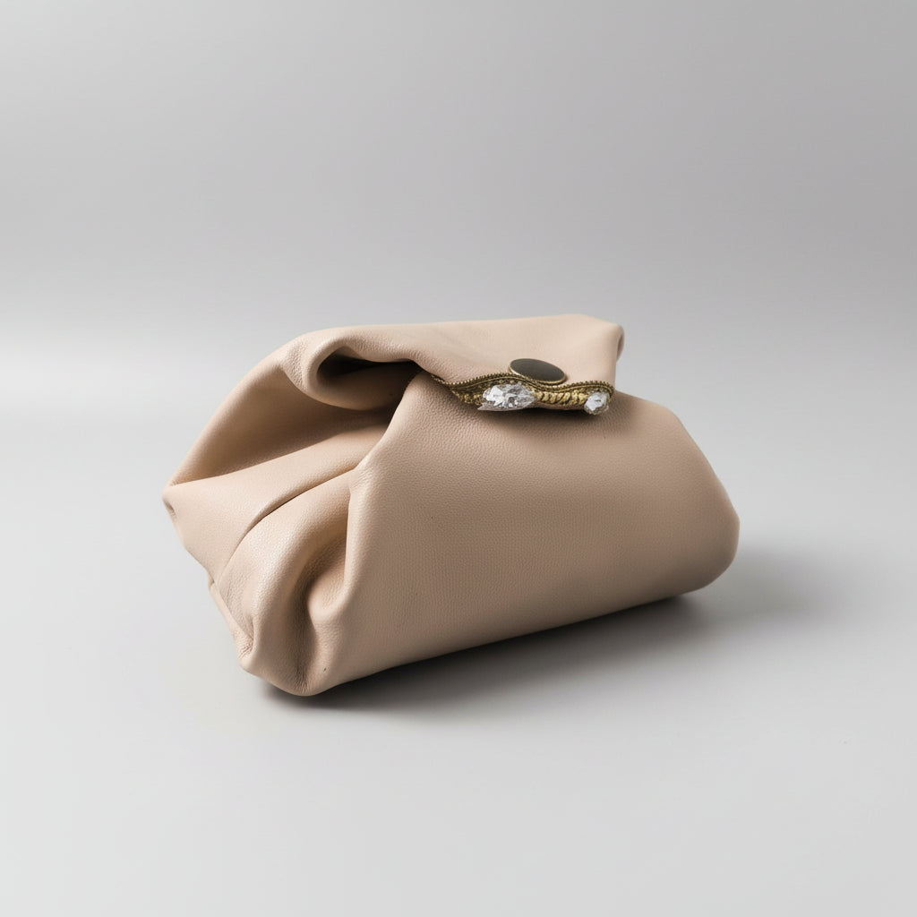 Porte-monnaie & Mini pochette Kola Écru