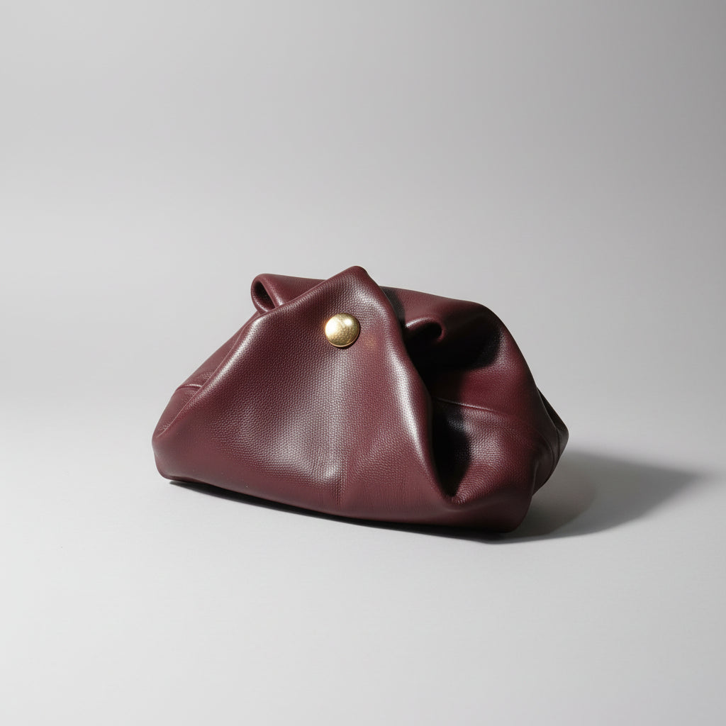 Porte-monnaie & Mini pochette Kola Aubergine