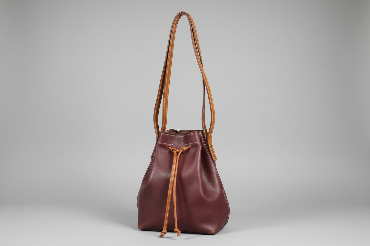 Sac Liane - Cuir Marron de Veau